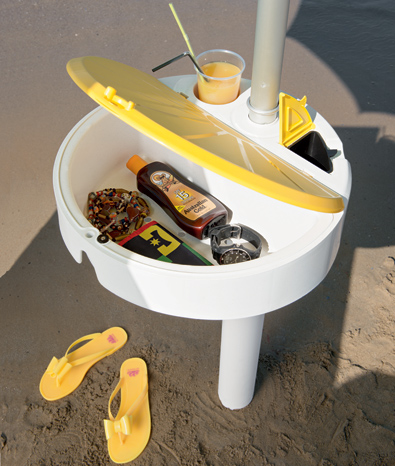 Tavolino Multifunzione per Ombrelloni da Spiaggia - Ombrellificio Magnani 01