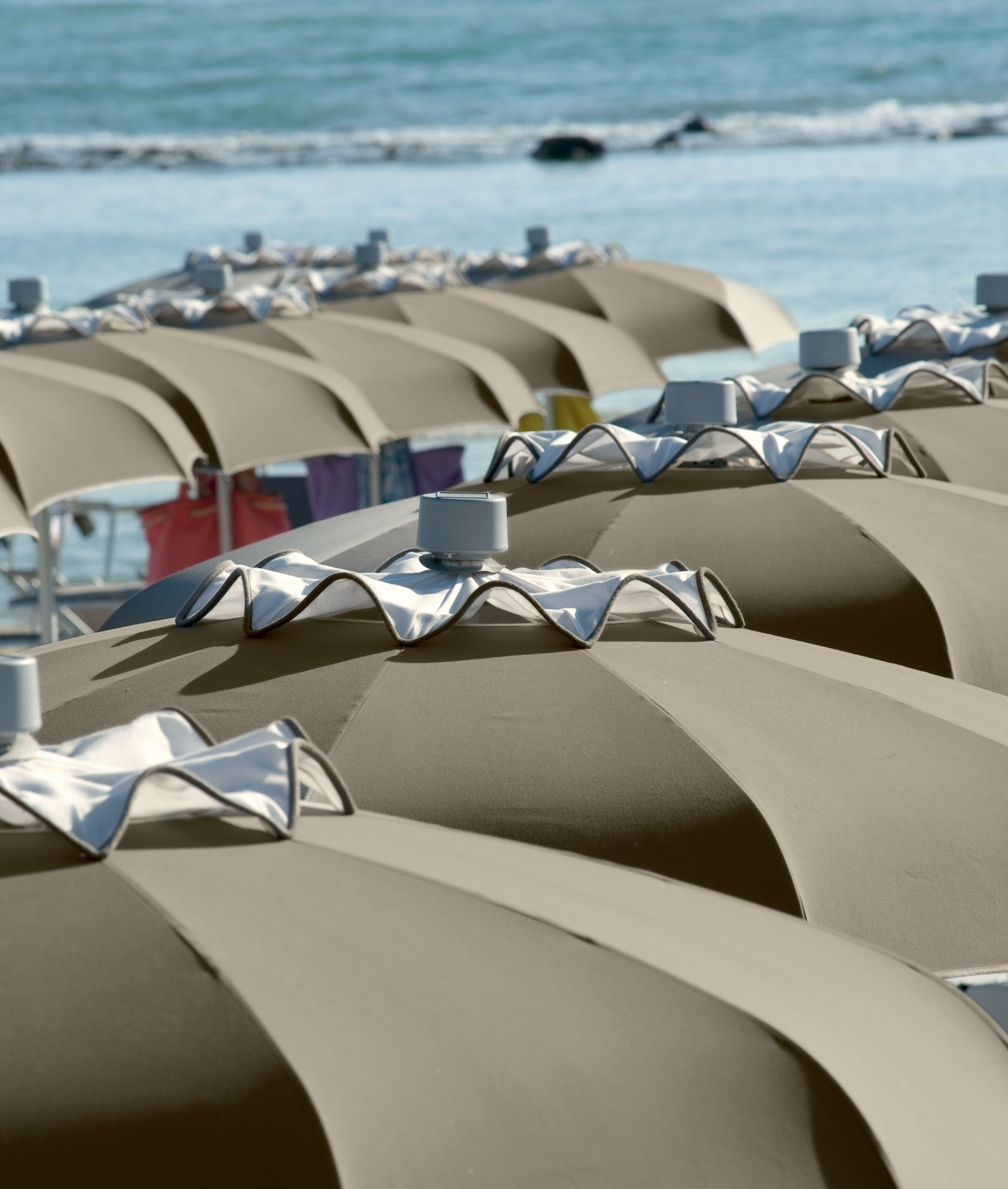 Vented Beach Umbrella, Vented Garden Umbrella - Ombrellificio Magnani
